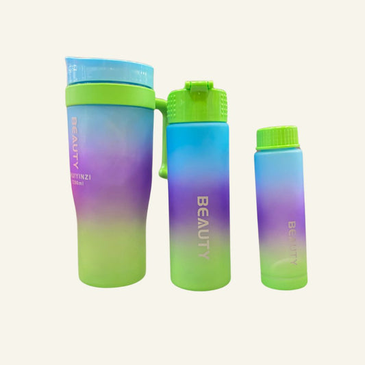 3 BOTTLES SET: TUMBLER, BOTTLE, MINI BOTTLE