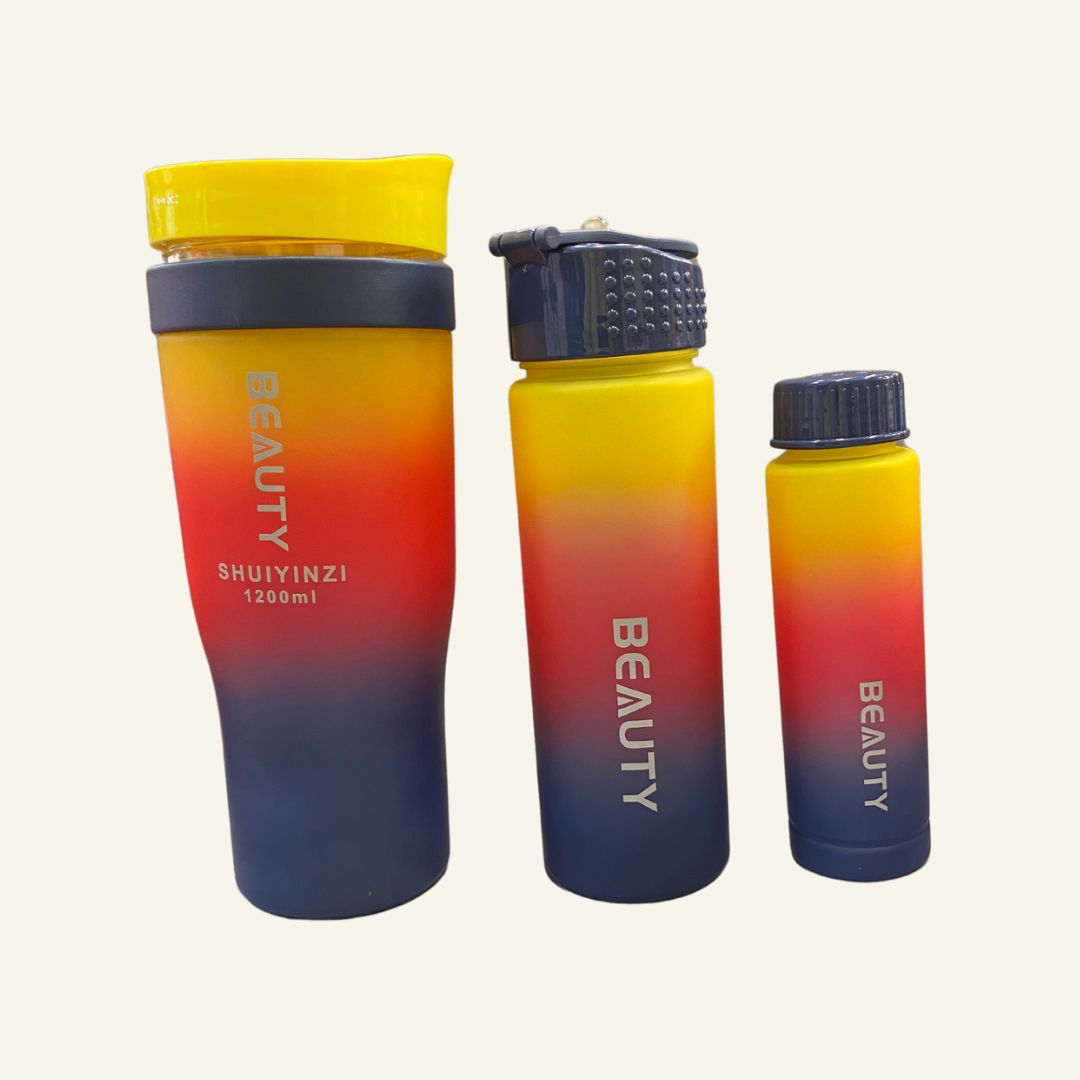 3 BOTTLES SET: TUMBLER, BOTTLE, MINI BOTTLE